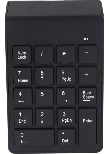Sayısal Tuş Takımı, Dizüstü Masaüstü Pc Dizüstü Bilgisayar Için 2.4g Mini USB Sayısal Alıcı ile 18 Tuşlu Kablosuz USB Sayısal Tuş Takımı Klavye - Siyah (Yurt Dışından) fırsatları