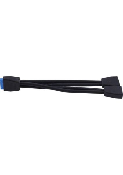 Küçük Mini USB 3.0 19 PIN/20PIN Dahili Uzatma Başlığı 1 Ila 2 Adaptör Ayırıcı Kablo Anakart Için (Yurt Dışından)