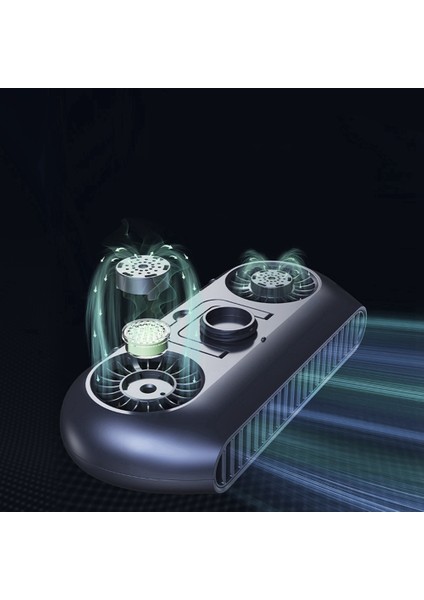 Arabası Fanı El Elektrikli Fan Ayarı Bebek Arabası Sarma Fanı Şarj Edilebilir Masaüstü Hava Soğutucu Ev Için, Mavi (Yurt Dışından)