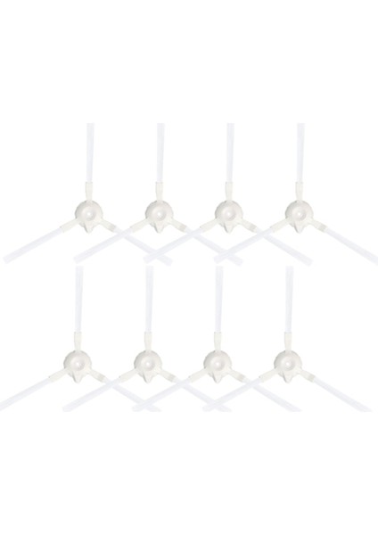 Tefal Rowenta X-Plorer Serie 75 RG7687 / RR7687WH Robotik Elektrikli Süpürge Için 8 Adet Yan Fırça Yedek Parçaları (Yurt Dışından)