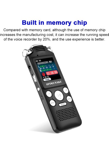 Ses Kaydedici Kayıt Etkinleştirilmiş Ses Ses Dijital Profesyonel Ses Kayıt Cihazı USB Pcm 1536KBPS(8GB) (Yurt Dışından) indirimleri