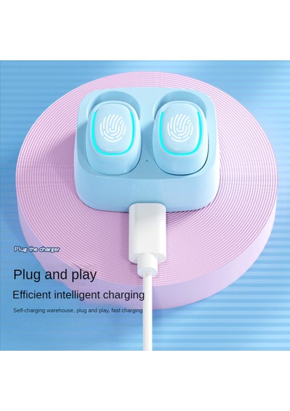 Mini Kablosuz Bluetooth Kulaklık Dokunmatik Işık Kulaklıklar Ter Önleyici Hd Ses Kalitesi Stereo Evrensel Kulaklık, Pembe (Yurt Dışından) indirimleri