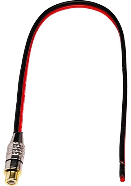Hoparlör Kablosu 14 Awg, Phono Rca Dişi Jaklı, 2 Kanal (Yurt Dışından)
