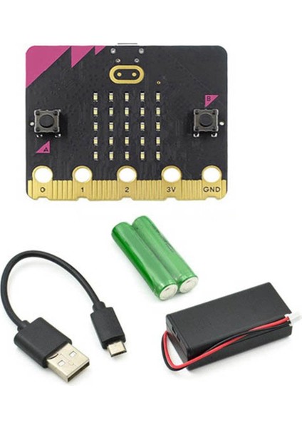 Microbit V1.5 Go Kit Dıy Için Yeni Sürüm Programlanabilir Öğrenme Geliştirme Kartı (Yurt Dışından)