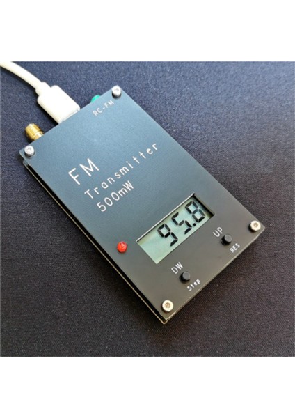 Kampüs Radyo Dsp Radyo Yayını Için 2000M 0.5W Fm Verici Stereo Dijital LED Ekran Frekansı 88M-108MHZ (Yurt Dışından) fiyatları