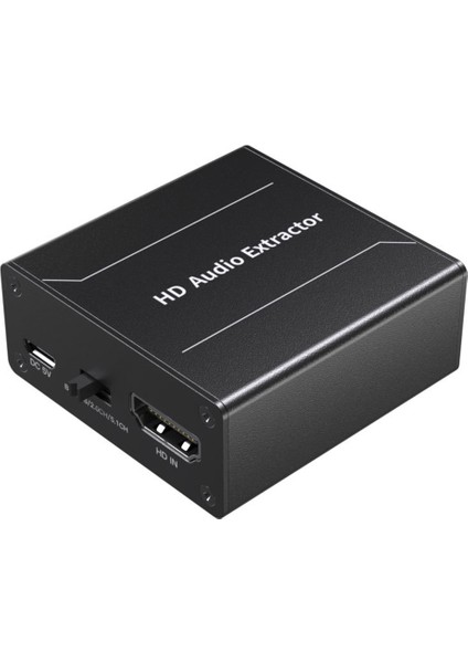 -Uyumlu Ses Ayırıcı 4K30Hz Hd Sinyal 3.5 Ses Çıkarıcı Optik Ses Dönüştürücü Ses Adaptörü Ab Tak (Yurt Dışından)