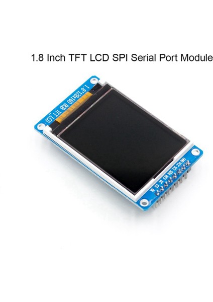 1.8 Inç Tam Renkli 128X160 Spı Tam Renkli Taşınabilir Tft LCD Ekran Modülü ST7735S 3.3V OLED Güç Kaynağını Değiştirin (Yurt Dışından)