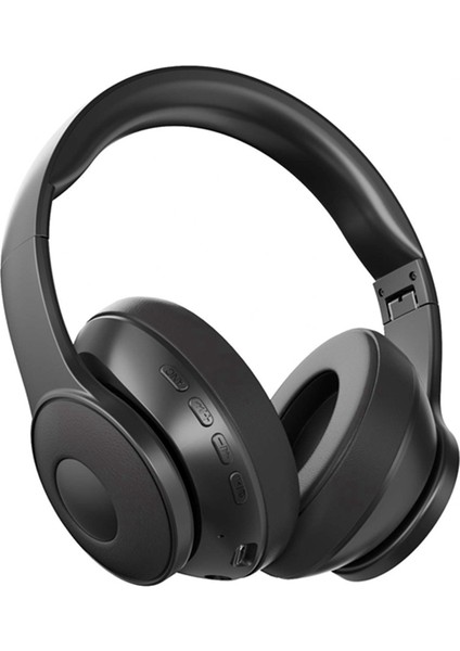 Aktif Gürültü Önleyici Kablosuz Kulaklık Bluetooth 5.3 Bass Stereo Kulaklık Anc Düşük Gecikme Oyun Kulaklık Siyah (Yurt Dışından)