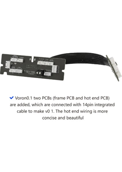 Voron0.1 3D Yazıcı Için Umbılıcal Pcb Afterburner Takım Kafası Çerçeve Kartı Voron 0.1'den (Yurt Dışından)