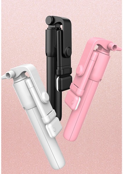Selfie Çubuğu Dereceli Fotoğraf Tutucu Uzatılmış Tripod Canlı Yayın Katlanabilir Mini Tripod Genişletilebilir Monopod, H (Yurt Dışından)