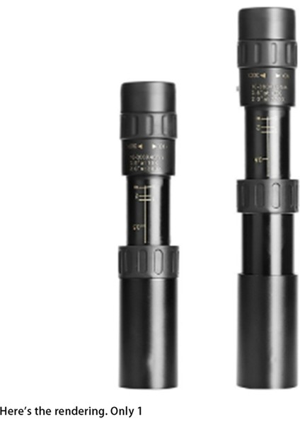 10-300X40 Zoom Metal Yüksek Çözünürlüklü Monoküler Dürbün Uzun Mesafe Taşınabilir Seyahat Dürbün Monoküler Huntingtoys (Yurt Dışından)