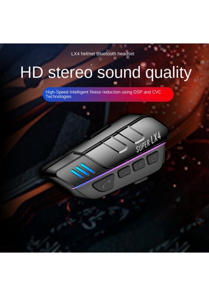 Lx4 Bluetooth Kask Kulaklık Kablosuz Eller Serbest Arama Motosiklet Kaskı Su Geçirmez Kulaklık Stereo Bluetooth Kulaklık B (Yurt Dışından) fiyatları