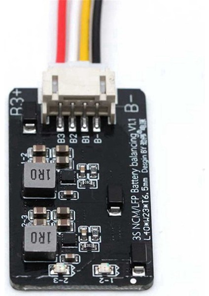 Bms 3s Aktif Dengeleyici Kurulu 1.2A Lifepo4 Lipo Li-Ion Lityum Pil Enerji Transferi Eşitleyici Modülü (3s) (Yurt Dışından)