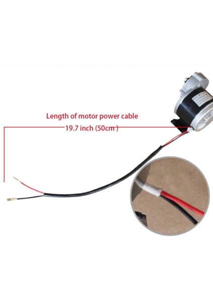 Elektrikli Bisiklet/bisiklet/scooter Motoru, Dişli Fırçalı Dc Motor 250W(24V) (Yurt Dışından)