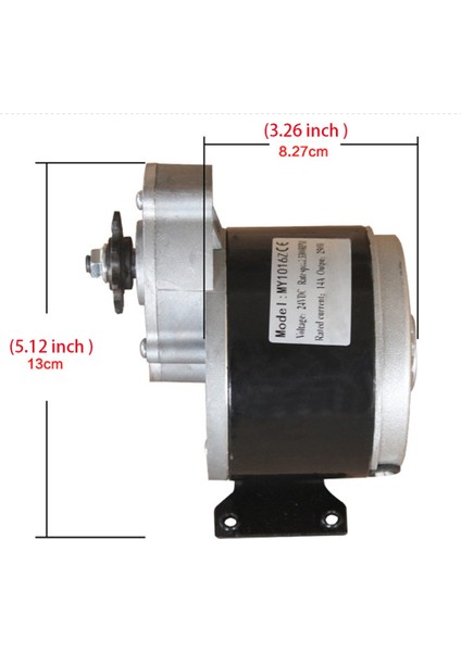 Elektrikli Bisiklet/bisiklet/scooter Motoru, Dişli Fırçalı Dc Motor 250W(24V) (Yurt Dışından)