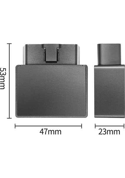 Ücretsiz App Tak ve Çalıştır Ses Monitörü Aşırı Hız Titreşim Alarmı Mini 4g Obd Gps Araç Takip Cihazı Gerçek Zamanlı Takip(A) (Yurt Dışından)