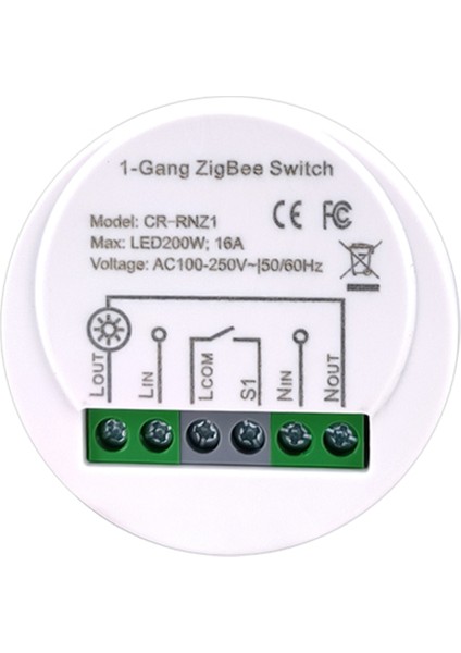 Enerji Monitör Anahtarı Zigbee 16A 90-250V Ac Tuya Akıllı Yaşam Uygulaması Google Home Ses Kontrolü Için Alexa ile Çalışır (Yurt Dışından)