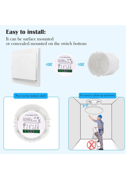 Enerji Monitör Anahtarı Zigbee 16A 90-250V Ac Tuya Akıllı Yaşam Uygulaması Google Home Ses Kontrolü Için Alexa ile Çalışır (Yurt Dışından)
