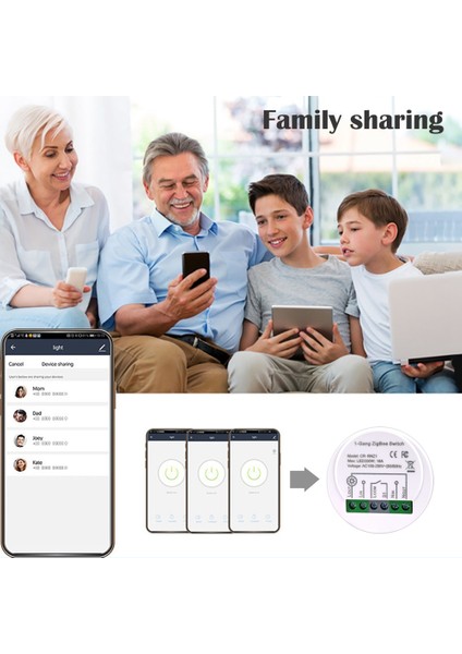 Enerji Monitör Anahtarı Zigbee 16A 90-250V Ac Tuya Akıllı Yaşam Uygulaması Google Home Ses Kontrolü Için Alexa ile Çalışır (Yurt Dışından)