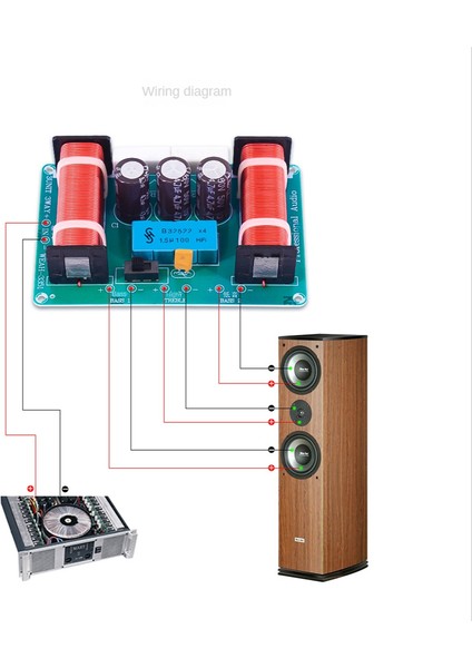 3 Yollu Ses Frekans Bölücü Tiz + Orta Kademe + Bas Crossover Hoparlörler Hoparlör Dıy Için Filtre (Yurt Dışından) fırsatları