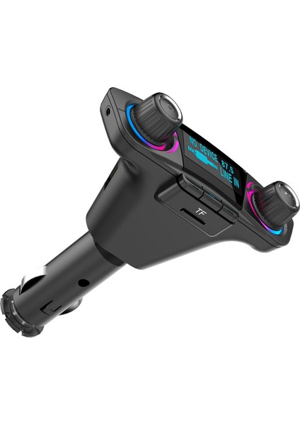 Bluetooth Fm Verici Eller Serbest Arama Radyo Adaptörü Araba Için Çift USB Bağlantı Noktalı Çalar Radyo Adaptörü (Yurt Dışından)