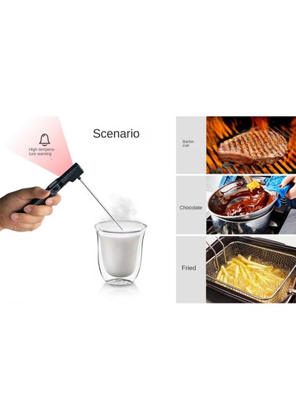 Barbekü Pişirme Gıda Termometresi Katlanabilir Barbekü Fırın Et Pişirme Izgarası Termometresi Zamanlayıcı ile Sıcaklık Alarmı Pişirme Için (Yurt Dışından) modelleri