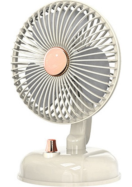 2000 Mah Yaz Fan Dilsiz Otomatik Salınımlı Kafa Masa Fanı Taşınabilir Fan USB Şarj Yüksek Rüzgar Enerjili Fan Ev Için Beyaz (Yurt Dışından)