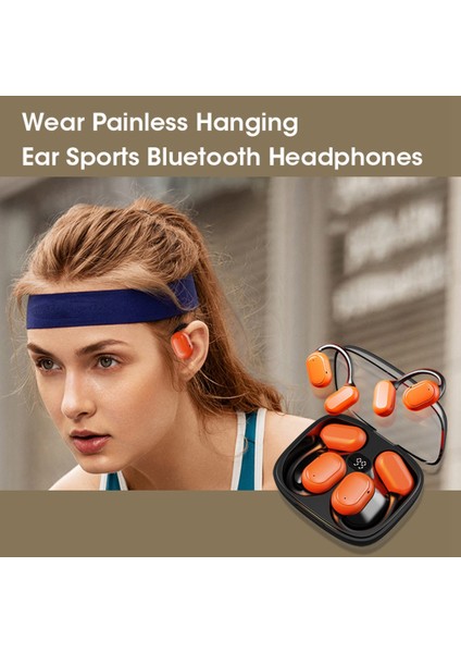 Kablosuz Kulaklık Bluetooth 5.3 Kulaklık Su Geçirmez Gürültü Azaltma Spor Kulaklık Kulak Kancası Stereo Kulaklık Telefon Için (Yurt Dışından) fiyatları