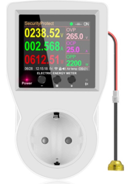 Tuya Akıllı Ev Wifi Soketi Ac Voltmetre Dijital Termostat Zamanlama Değiştirme Sensörü Probu Soğutma ve Isıtma Ab Tak (Yurt Dışından) modelleri