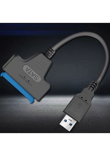 Usb3.0 Kolay Sürücü Hattı Sata 22PIN - USB Aktarım Kablolama Bilgisayarı 2,5 Inç Katı Hal Mekanik Mobil Tip (35CM) (Yurt Dışından)