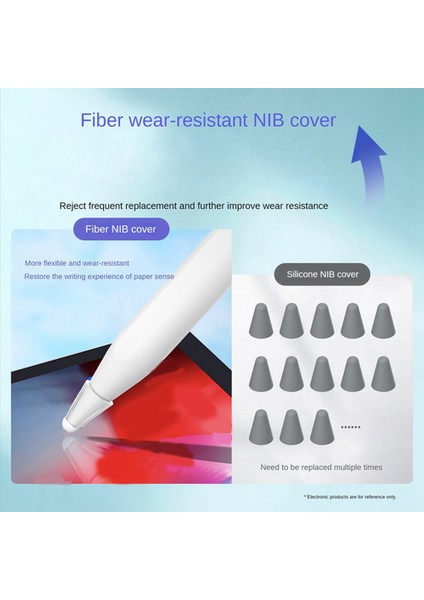 Kalem Için 1/2nd 10 Adet Silikon Yedek Kalem Ipuçları Kapak Dokunmatik Ekran Stylus Kalem Kutusu Ucu, Şeffaf (Yurt Dışından) modelleri