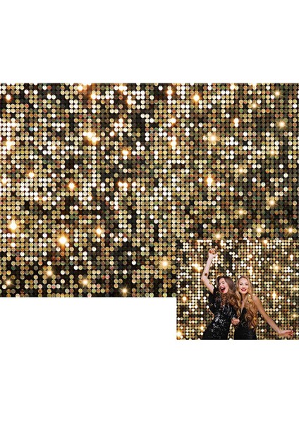 210X150 cm Glitter Altın Dekoratif Fotoğraf Arka Planında Çocuk Duş Doğum Günü Partisi Banner Fotoğraf Kumaşlar (Yurt Dışından)