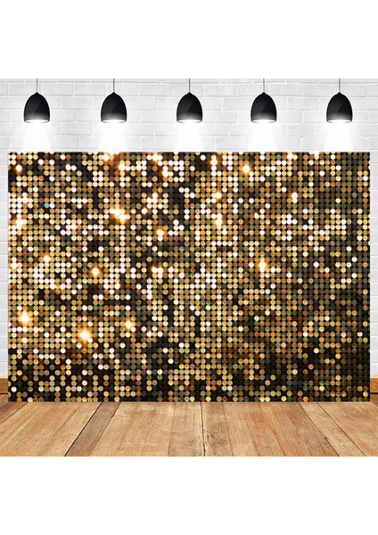 210X150 cm Glitter Altın Dekoratif Fotoğraf Arka Planında Çocuk Duş Doğum Günü Partisi Banner Fotoğraf Kumaşlar (Yurt Dışından)