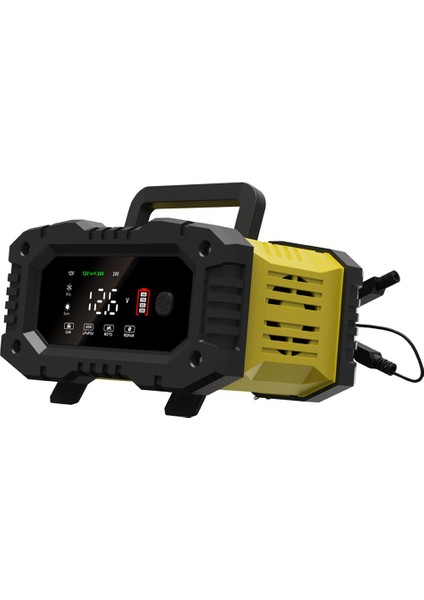 12V24V Tam Otomatik Akıllı Şarj Cihazı 10A Yüksek Güç Taşınabilir Araç Motosiklet Pil Şarj Cihazı Pil Şarjı Için Ingiltere Tak (Yurt Dışından)