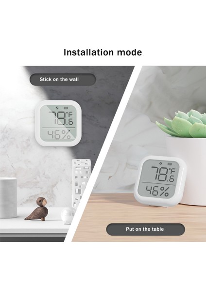 Tuya Zigbee Akıllı Sıcaklık ve Nem Ölçer Sensörü Dijital Uzaktan Kumanda Sıcaklık ve Nem Sensörü (Yurt Dışından)