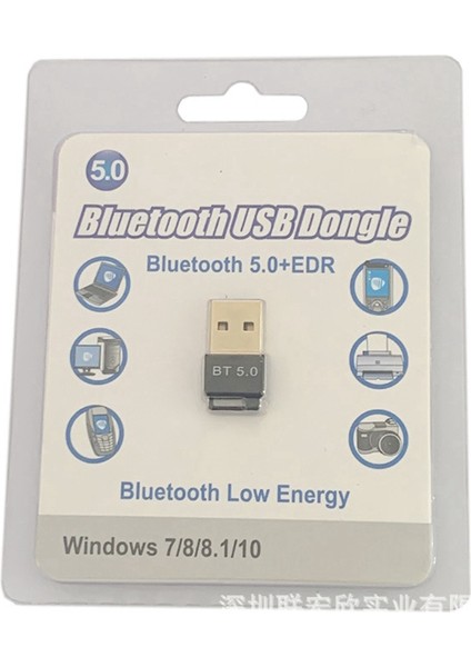 RTL8761 Bt 5.0 Alıcı Mini Dongle USB Adaptörü Kablosuz Bluetooth Klavye Müzik Ses Alıcısı (Yurt Dışından)