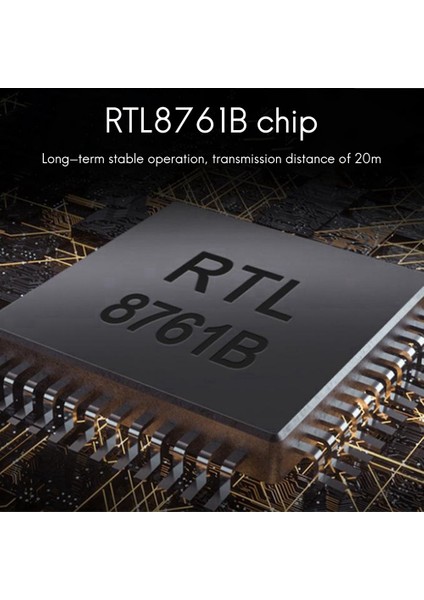 RTL8761 Bt 5.0 Alıcı Mini Dongle USB Adaptörü Kablosuz Bluetooth Klavye Müzik Ses Alıcısı (Yurt Dışından)
