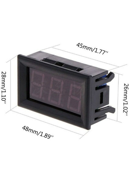 Dc 12V LED Dijital Ekran Termometre -50- 110 Santigrat Araba Ölçer Sıcaklık Araç (Yurt Dışından)
