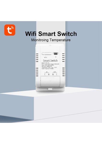 Tuya Akıllı Sıcaklık Anahtarı 16A 3000W Enerji Tüketimi Izleme ile RF433 Alexa Için Akıllı Termostat (Yurt Dışından)