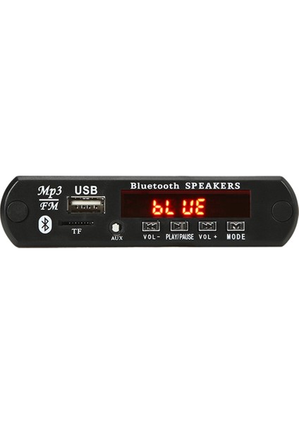 2X15W Amplifikatör Mp3 Dekoder Kurulu 12V Bluetooth 5.0 30W Araba Fm Radyo Modülü Desteği Tf USB Aux (Yurt Dışından)