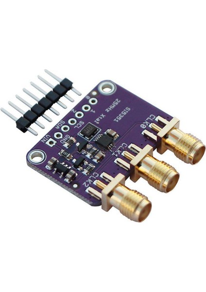 SI5351A I2C 25MHZ Saat Jeneratörü Kesme Kartı 8khz - 160MHZ D9I2 Için (Yurt Dışından)