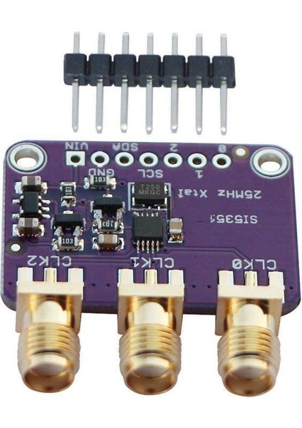 SI5351A I2C 25MHZ Saat Jeneratörü Kesme Kartı 8khz - 160MHZ D9I2 Için (Yurt Dışından)