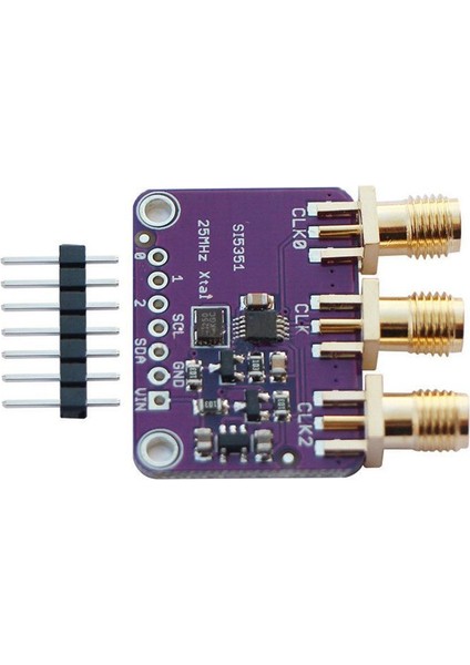 SI5351A I2C 25MHZ Saat Jeneratörü Kesme Kartı 8khz - 160MHZ D9I2 Için (Yurt Dışından)