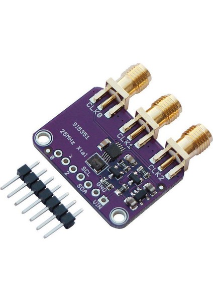 SI5351A I2C 25MHZ Saat Jeneratörü Kesme Kartı 8khz - 160MHZ D9I2 Için (Yurt Dışından)