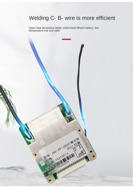 13S 48V 20A Üçlü Lityum Pil Koruma Levhası Bms Eşitleme Sıcaklık KONTROLÜ-20A ile Aynı Bağlantı Noktası (Yurt Dışından)