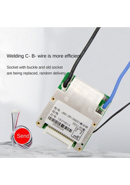 13S 48V 20A Üçlü Lityum Pil Koruma Levhası Bms Eşitleme Sıcaklık KONTROLÜ-20A ile Aynı Bağlantı Noktası (Yurt Dışından)