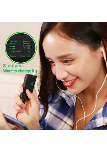 Ses Değiştirici Bilgisayar Dizüstü Cep Telefonu Için 7 Farklı Ses Değişikliği Cihazı (Yurt Dışından) modelleri