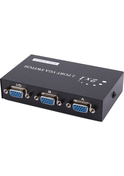 1920X1440 VGA Anahtarı 2-In-1-Out 2 Port Paylaşım Anahtarı Switcher Splitter Kutusu Bilgisayar Klavye Fare Monitör Adaptörü (Yurt Dışından)