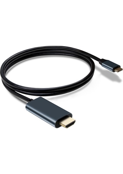USB C - Kablo Adaptörü 4K 60Hz Kablo Adaptörü 3 Için Android Telefon Chromebook Vb ile Uyumlu (Yurt Dışından)