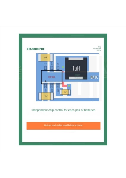 7s-6s 1.5A Lifepo4 Üçlü Li-Ion Pil Paketi Evrensel Yüksek Akım Aktif Ekolayzır Kartı Enerji Transferi 0.03V (Yurt Dışından)